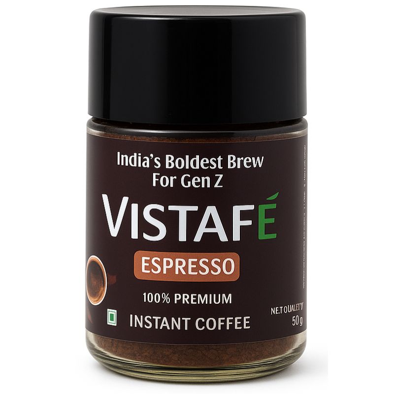 Vistafe 100% Arabica Premium Espresso Instant Coffee Powder