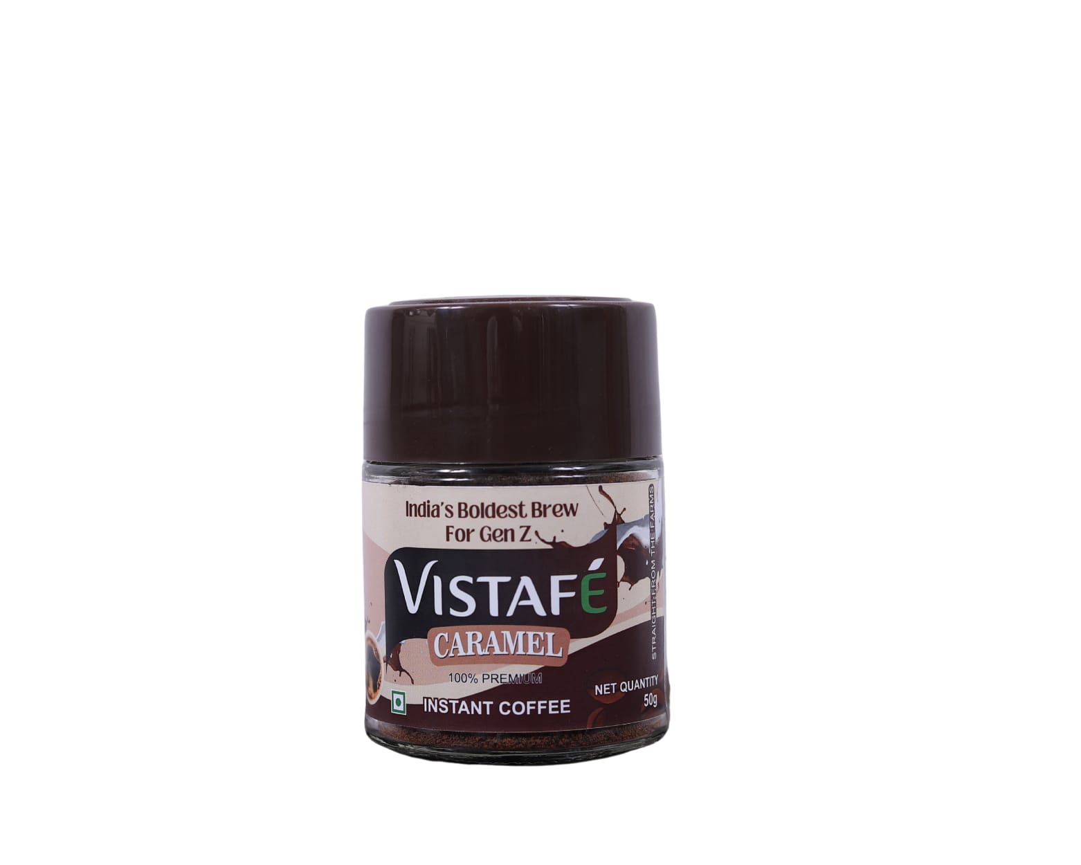 Vistafe 100% Premium Caramel Instant Coffee Powder (50 gm)