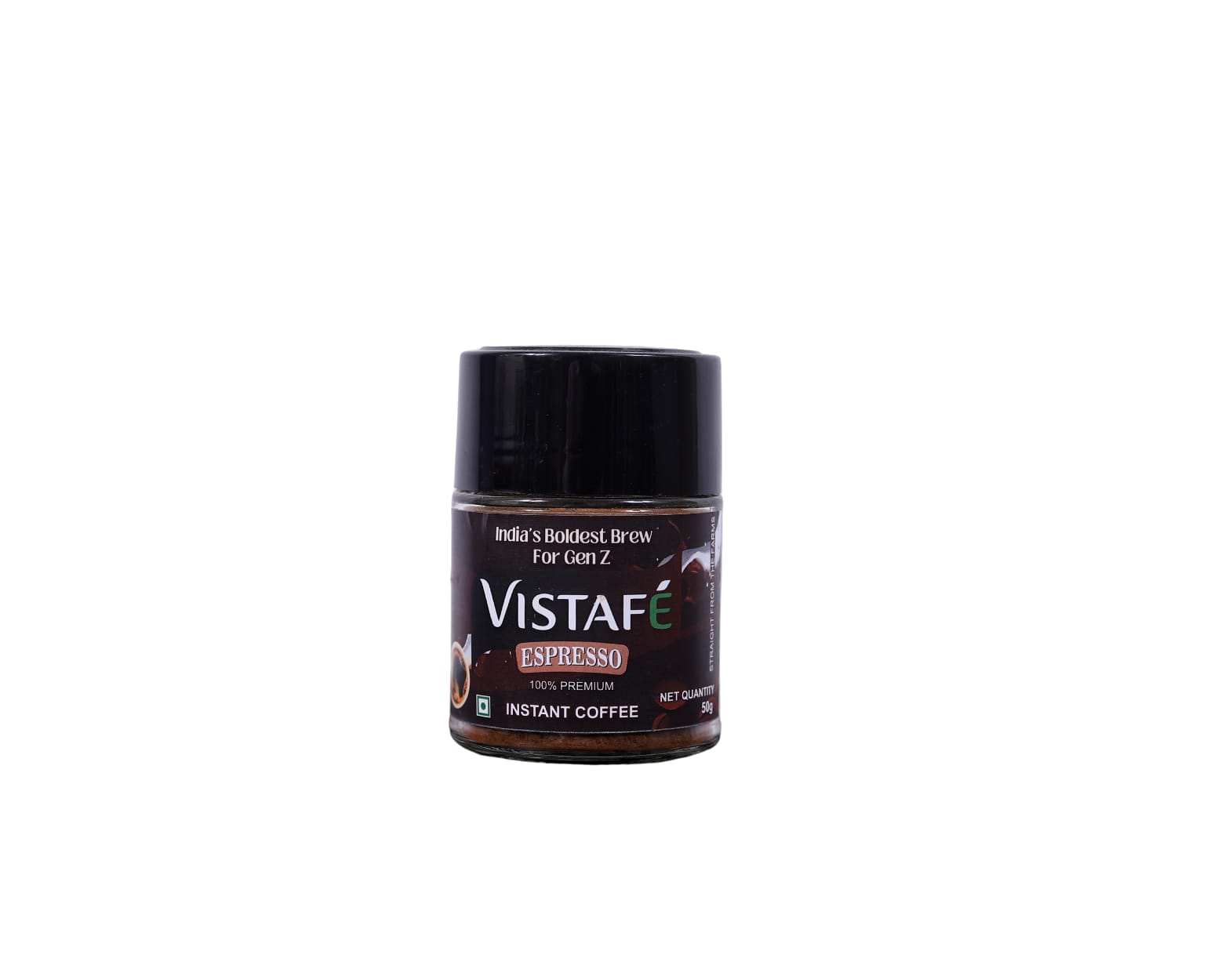 Vistafe 100% Arabica Premium Espresso Instant Coffee Powder (50 gm)