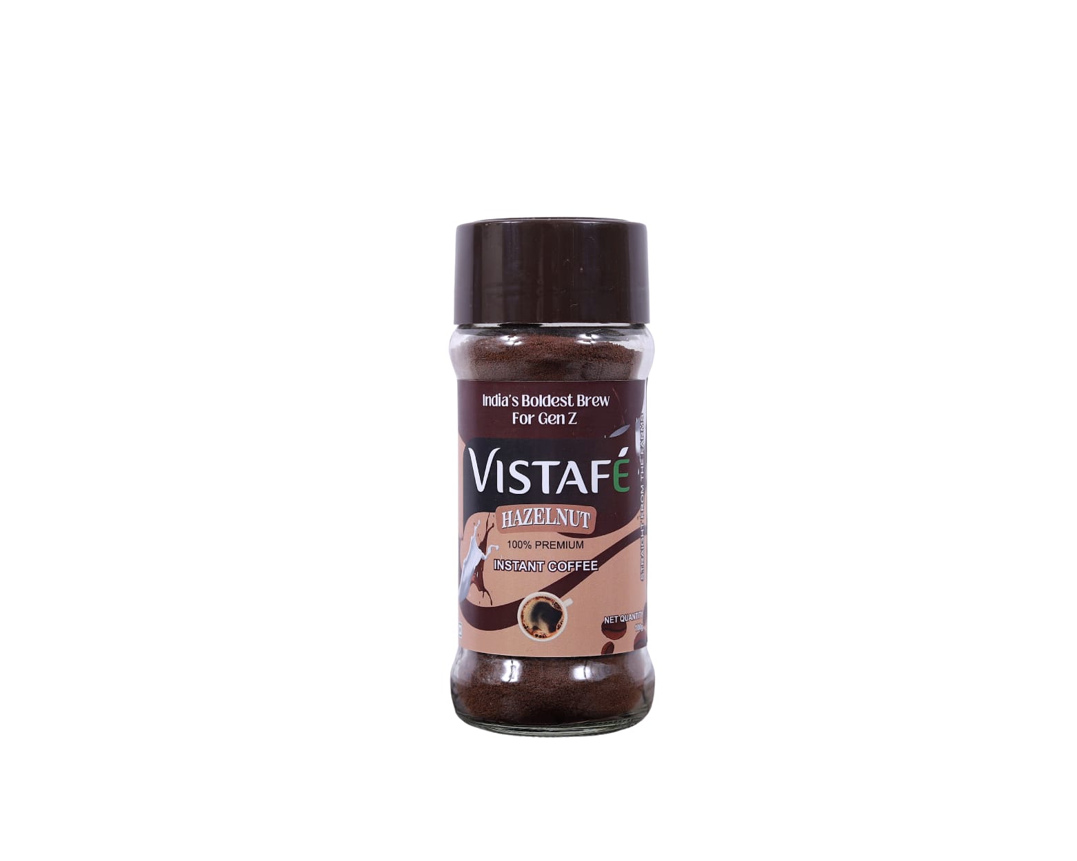 Vistafe 100% Premium Hazelnut Instant Coffee Powder (1 kg)