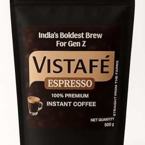 Vistafe 100% Arabica Premium Espresso Instant Coffee Powder ( 1 kg)