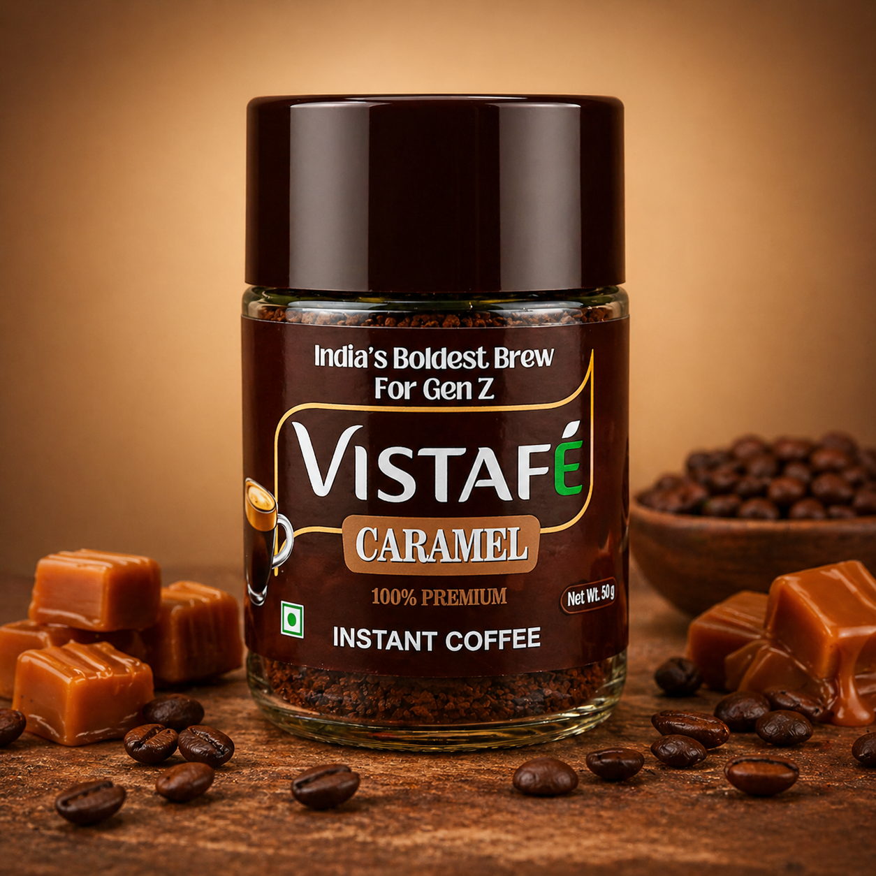 Vistafé Caramel Premium Instant Coffee